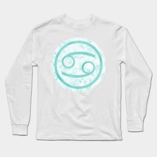 Blue Marble Zodiac - Cancer Long Sleeve T-Shirt